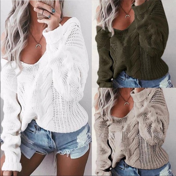 Tan off shoulder top * 1 remaining * - Picture 3 of 5